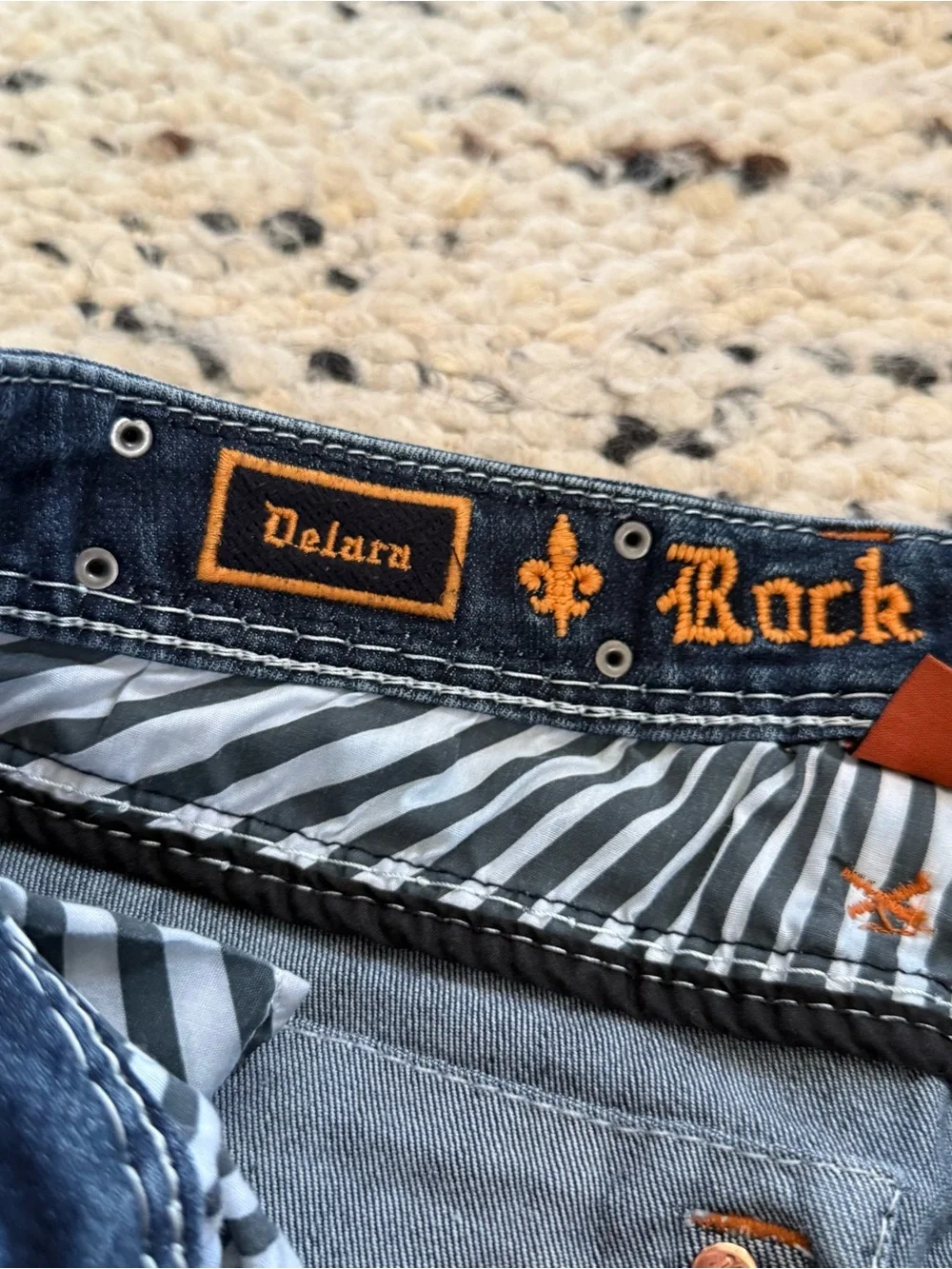 Rock Revival Delara Dark Blue Curvy Crop Jeans 28 - Picture 7 of 11